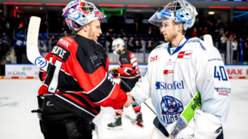 Eisbären vor DEL-Viertelfinale: Straubings Torwart-Haukeland als Jongleur und Rückhalt