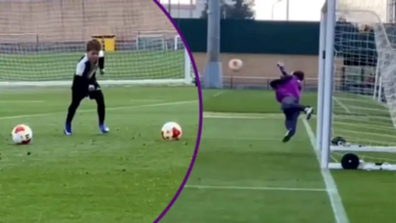 Eiskaltes Elfmeter-Duell: Torwart-Legende Szczesny lässt eigenen Sohn (7) verzweifeln