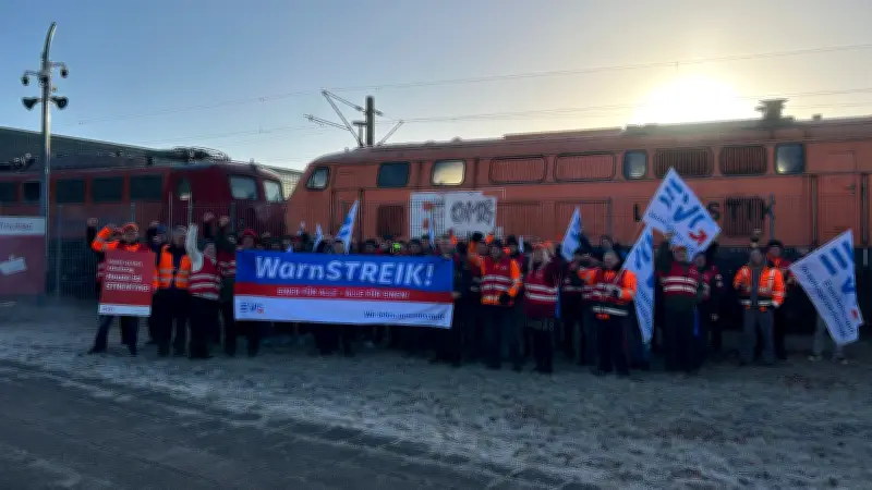 Erster Warnstreik seit 16 Jahren im Neustrelitzer Bahnwerk nach gescheiterten Tarifgesprächen