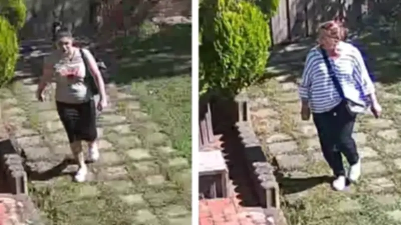 Fahndung in Uckermark: Überwachungskamera filmt zwei Frauen bei Diebstahl an Rentnerin