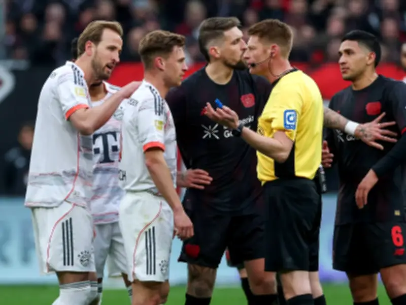 FC Bayern erkämpft trotz doppelter Rot und VAR-Pech Punkt in Leverkusen