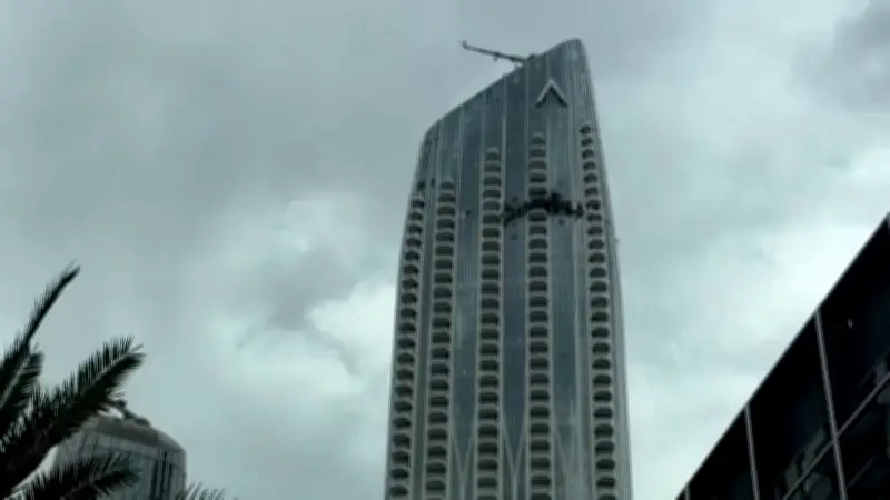 Feueralarm in Dubai: Drohnenabsturz löst Brand in Wolkenkratzer aus