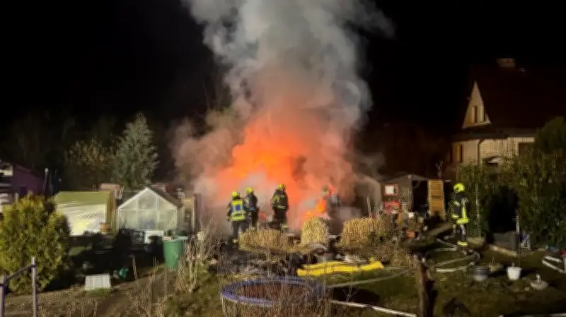 Feuerwehr Güstrow im Marathon-Einsatz: Sieben Brände an einem einzigen Sonntag