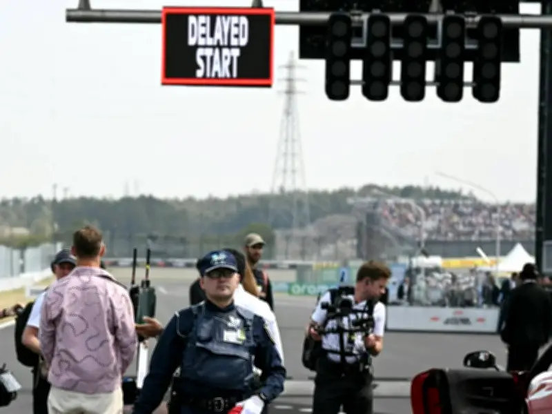 Formel-1-Rennen in Suzuka mit zehnminütiger Verzögerung gestartet