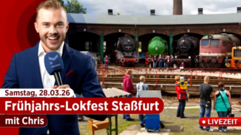 Frühjahrslokfest in Staßfurt: LIVEZEIT berichtet live von historischen Dampfloks und Eisenbahn-Enthusiasten