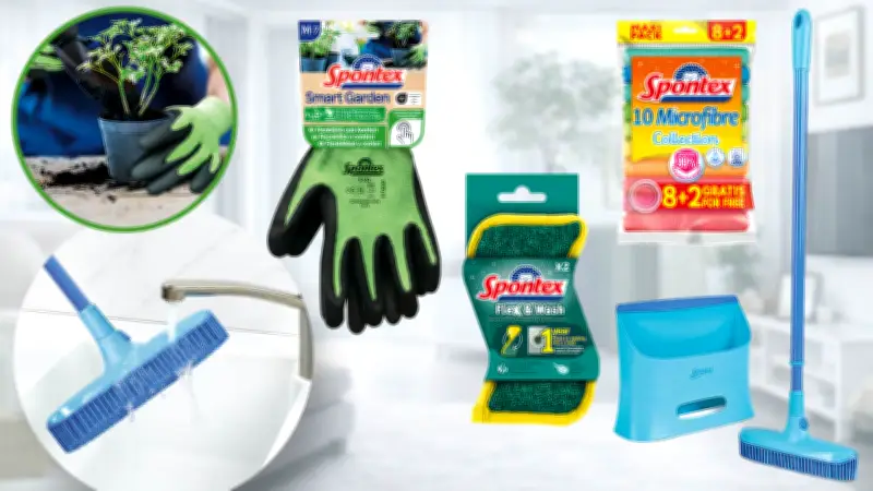 Frühjahrsputz-Gewinnspiel: 50 exklusive Spontex-Pakete für BILDplus-Abonnenten