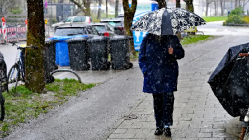 Frühjahrsunwetter in Sachsen-Anhalt: Regen, Frost und Gewitter zu Ostern