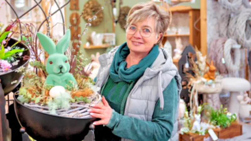Frühlingserwachen in Heuckewalde: Gärtnerei Ambiente feiert 20 Jahre mit bunten Osterhasen