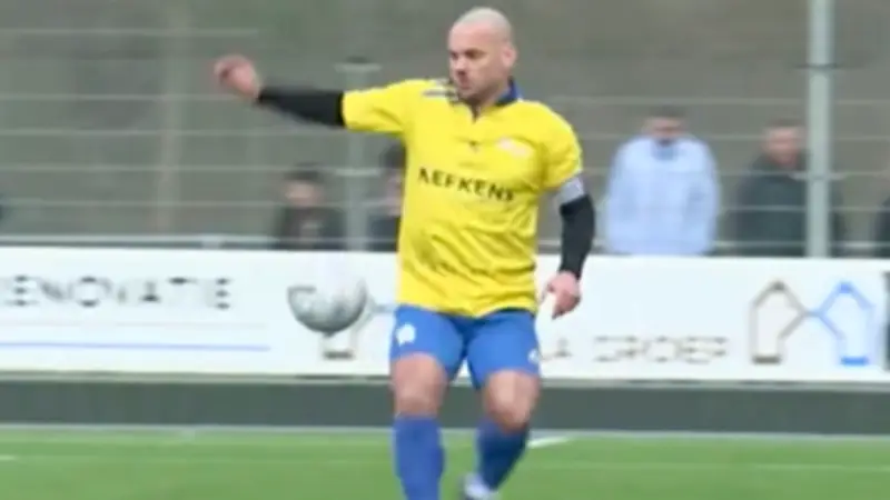 Fußball-Legende Wesley Sneijder feiert Comeback in Hollands vierter Liga