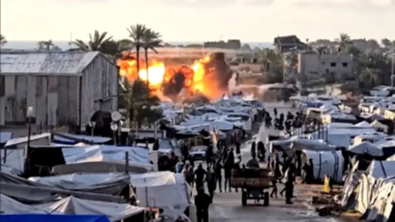 Gazastreifen: Israelischer Angriff auf Zeltlager tötet mindestens einen Menschen