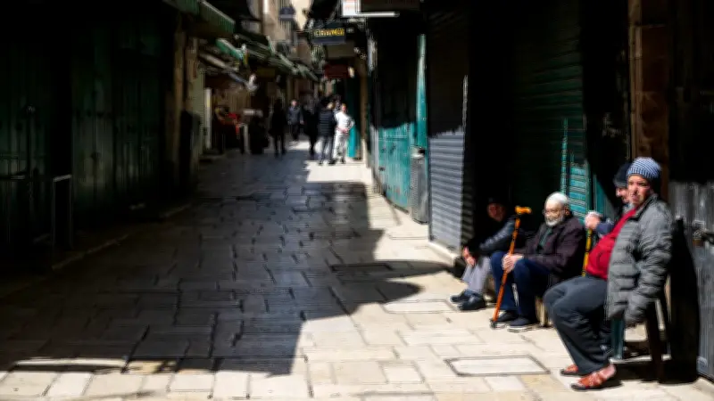 Geisterstadt Jerusalem: Arabische Händler leiden unter Kriegsfolgen und Ramadan