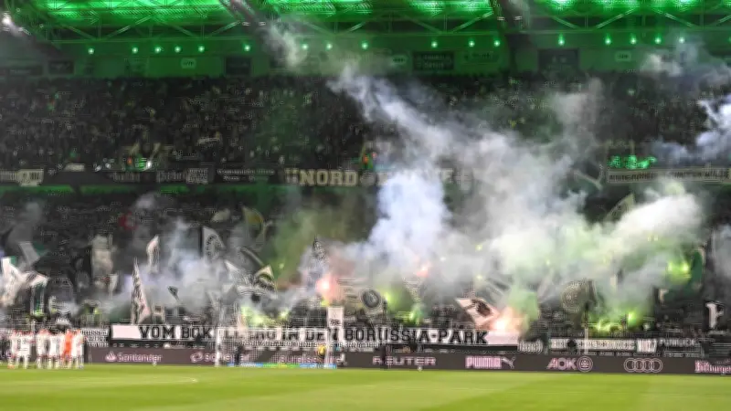 Gladbachs Pyro-Problem: DFB-Strafen nähern sich Viertelmillion - Klub will Verursacher belangen