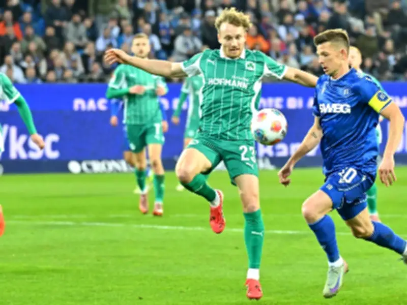 Greuther Fürth verspielt wichtige Punkte im Abstiegskampf gegen Karlsruhe