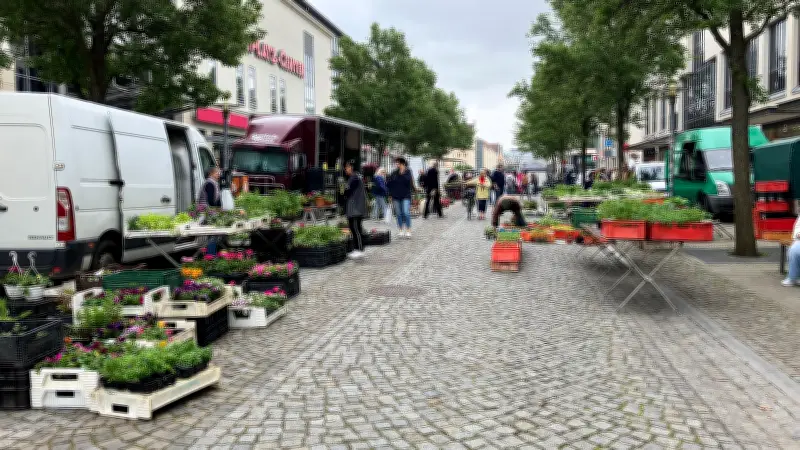 Grüner Markt in Neubrandenburg startet mit neuen Händlern in die Saison