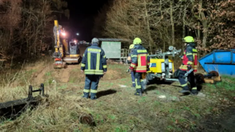 Großeinsatz in Wiebelsheim: Diesel-Pipeline beschädigt – Sabotage nicht ausgeschlossen