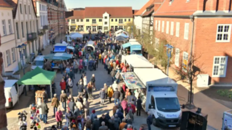 Großer Ostermarkt in Parchim: Traditionelles Handwerk und regionale Köstlichkeiten begeistern Besucher