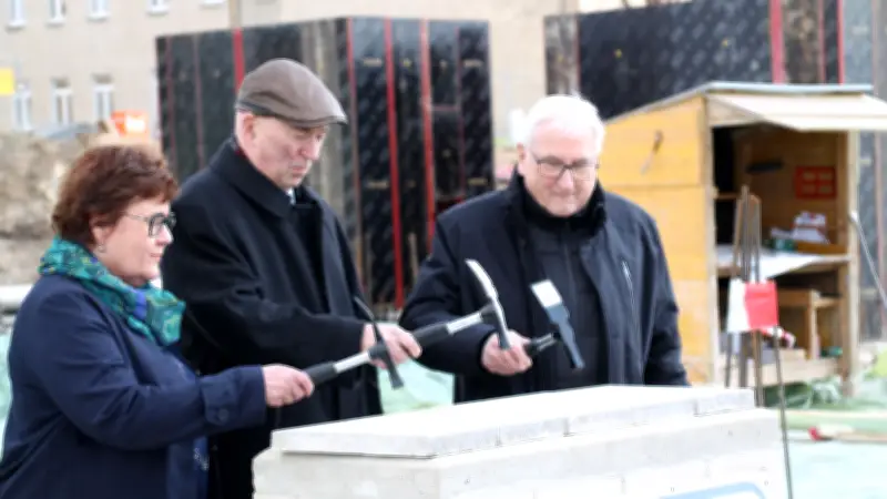 Grundsteinlegung für neues Landesamt für Verbraucherschutz in Halle