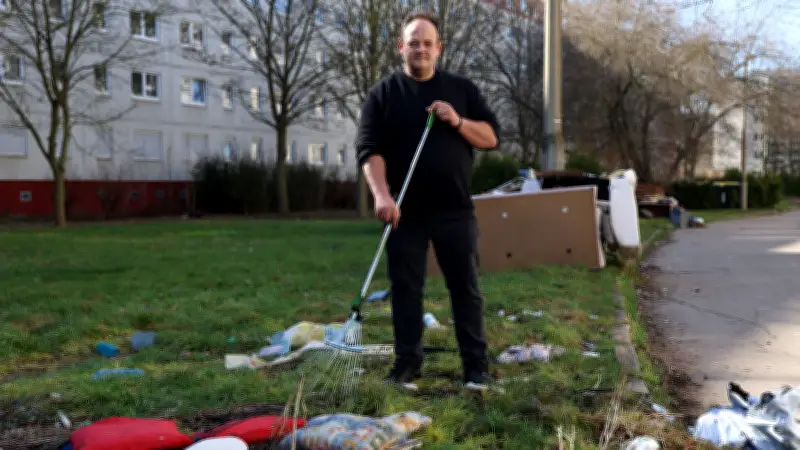 Halle-Neustadt: Mieter startet Initiative gegen Vermüllung im Südpark