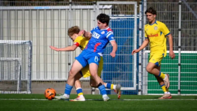 Hansa Rostock B-Jugend feiert fünften Sieg in Folge in der Fußball-Bundesliga