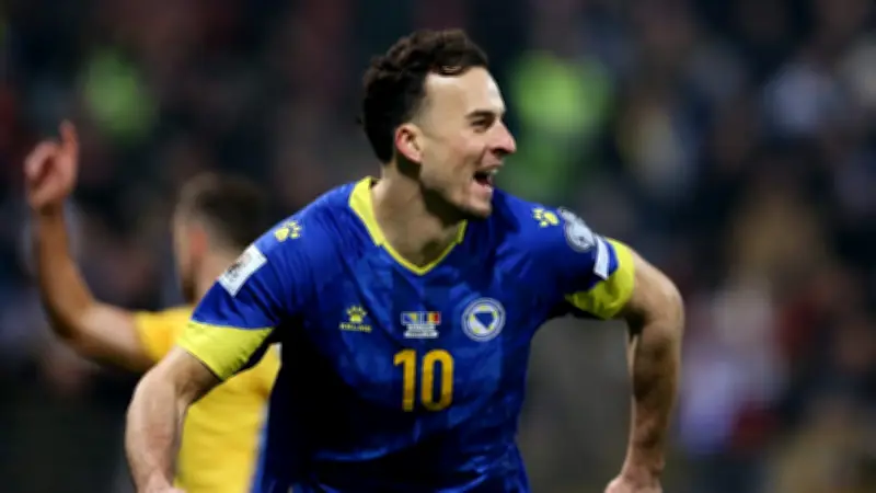 Haris Tabakovic kämpft in Wales um seinen letzten WM-Traum mit Bosnien-Herzegowina