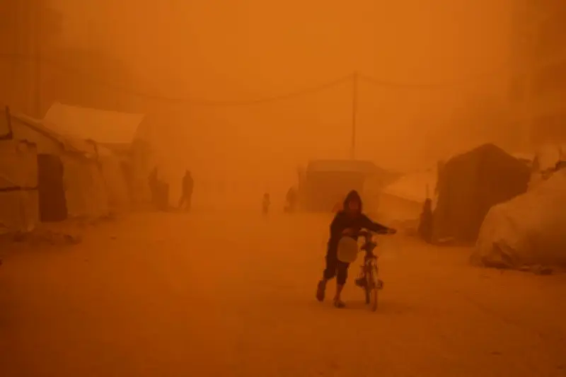 Heftiger Sandsturm über Israel und Gazastreifen: Gesundheitswarnungen und Stromausfälle