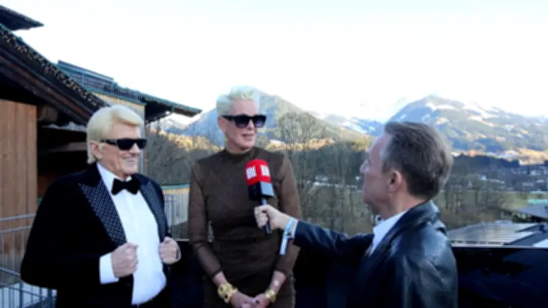 Heino und Brigitte Nielsen: Unerwartete Chemie bei Doku-Premiere in Kitzbühel