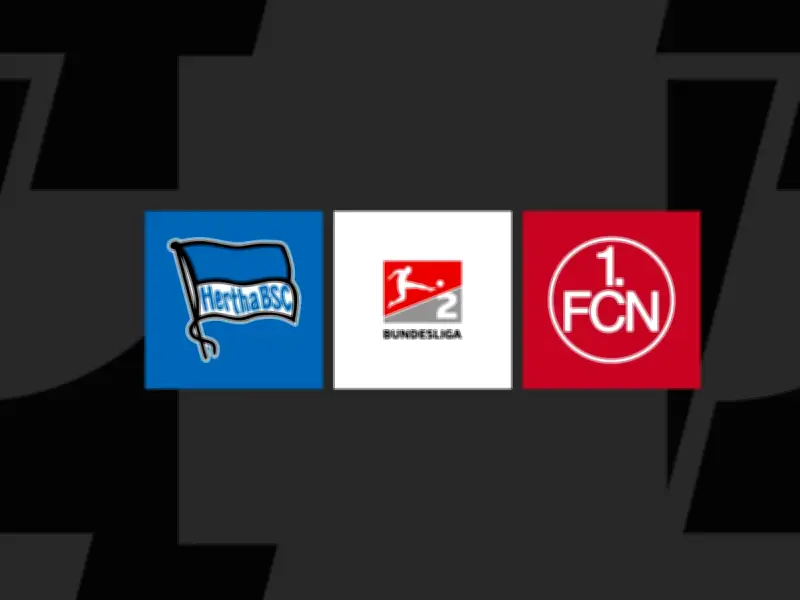 Hertha BSC gegen 1. FC Nürnberg: Zweitliga-Duell mit historischen Statistiken und TV-Infos