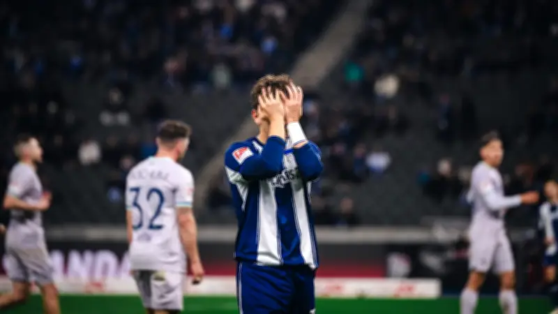 Hertha BSC verpasst Aufstiegschance durch Last-Minute-Ausgleich gegen Bochum