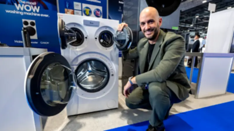 Innovationsmesse in Genf: Dreitrommel-Waschmaschine und KI-Brille für Blinde begeistern