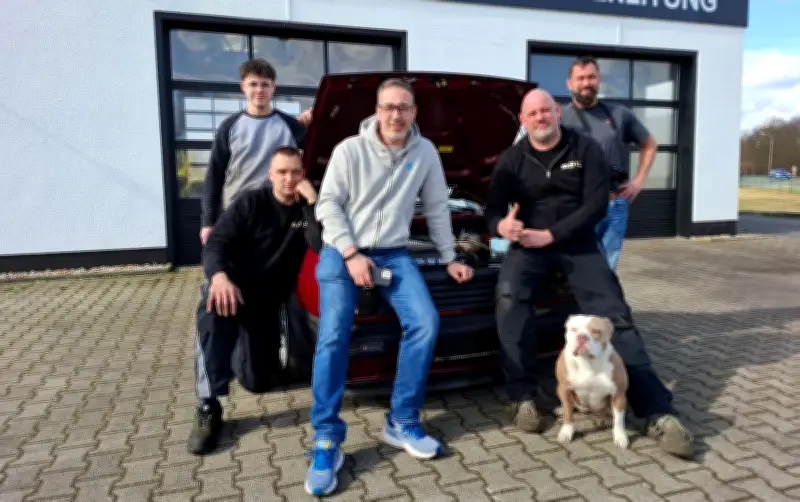 Italienische Mode trifft auf Hebebühne: Roßlauer Werkstatt startet ungewöhnliche Kooperation