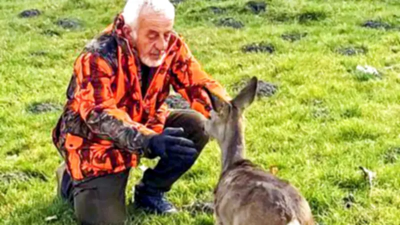 Jäger rettet verirrtes Rehkitz in Rehmsdorf: Ein tierischer Gartenbesuch