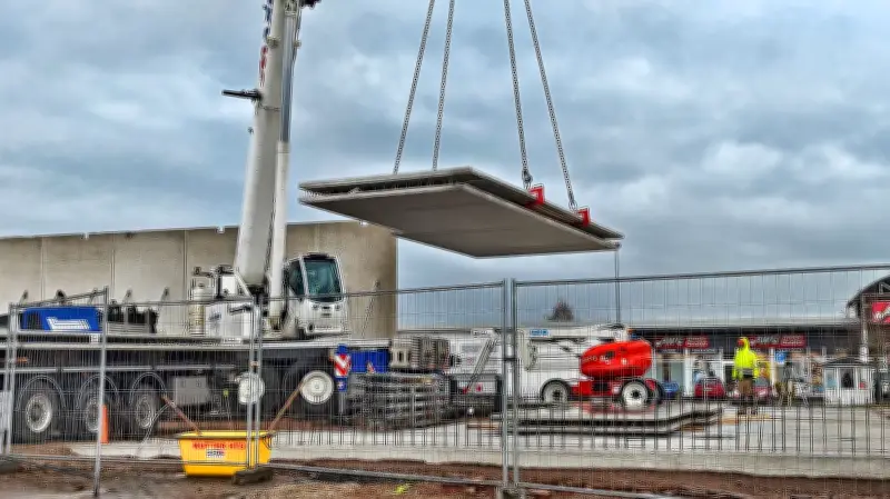 Jysk-Neubau im Helme-Park Sangerhausen: Vier-Millionen-Euro-Projekt nimmt Fahrt auf