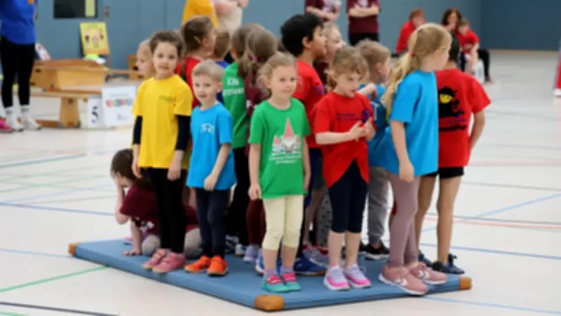 Kita-Olympiade in Quedlinburg: 350 Zuschauer feiern junge Talente bei sportlichem Spektakel