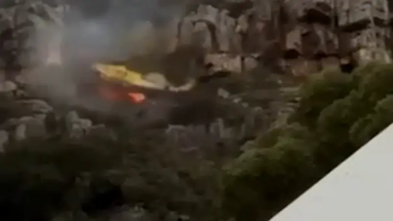 Löschhubschrauber stürzt bei Waldbrandbekämpfung nahe Kapstadt ab – Pilot überlebt