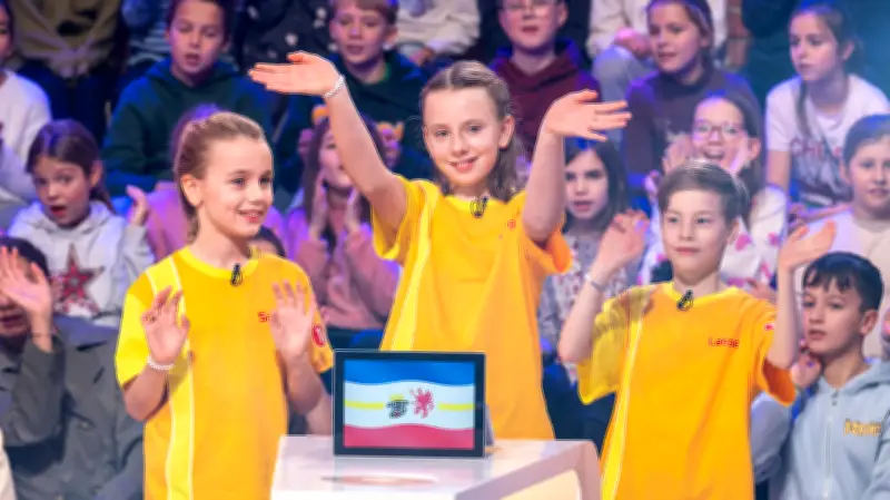 Lützower Grundschüler glänzen bei Kult-Quizshow '1, 2 oder 3' im Fernsehen