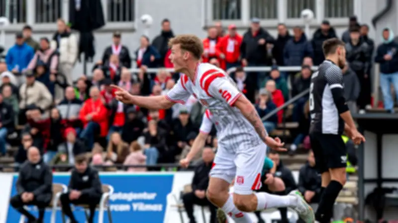 Lucas Ehrlichs Torpremiere für den HFC: Emotionale Erlösung nach 15 Anläufen