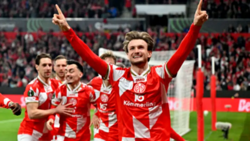 Mainz 05 zieht mit 2:0-Sieg gegen Sigma Olmütz ins Conference League-Viertelfinale ein