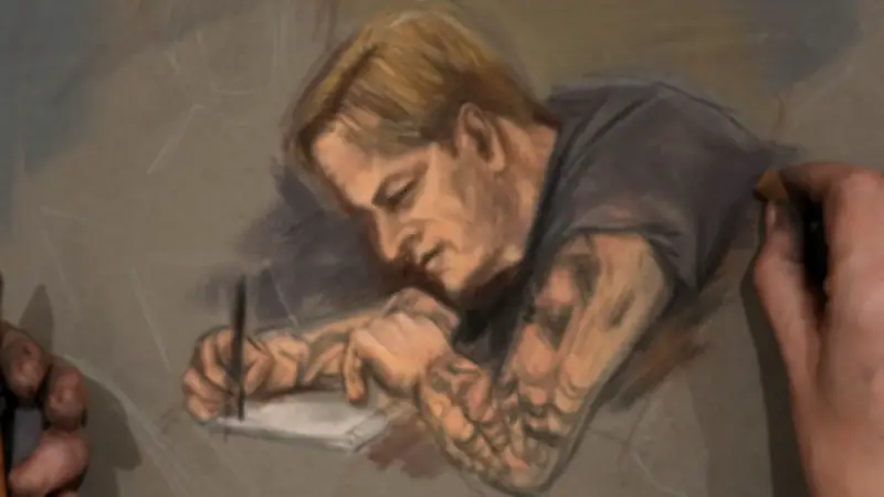 Marius Borg Høiby: Angeklagter zeichnet nackte Frau und "Fuck the Police" im Gerichtssaal