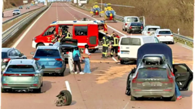 Massenkarambolage auf A9 bei Leipzig: Livestream-Video kursiert in WhatsApp-Gruppen