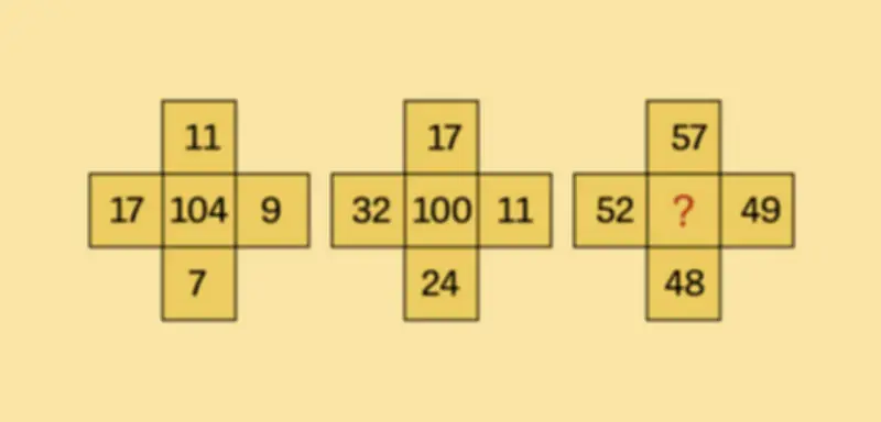 Mathe-Rätsel der Woche: Einfache Regel löst fehlende Zahl in Zahlenkreuzen