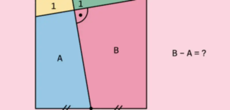 Mathe-Rätsel der Woche: Flächenunterschied im Quadrat berechnen