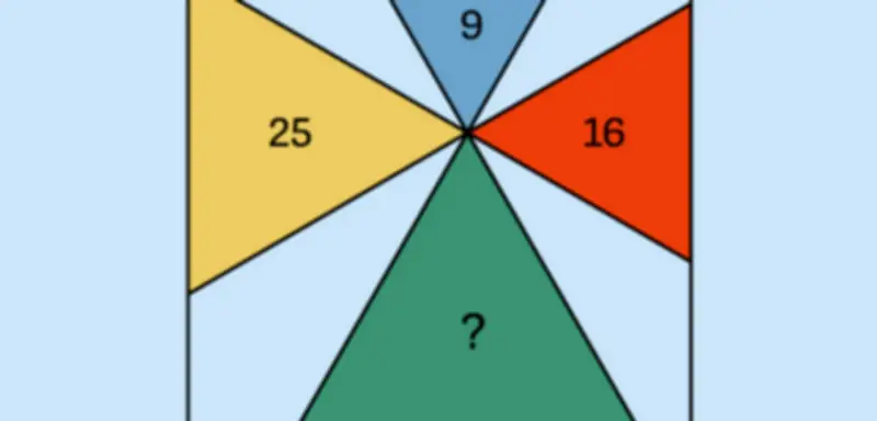 Mathe-Rätsel gelöst: So berechnet man die Fläche des grünen Dreiecks