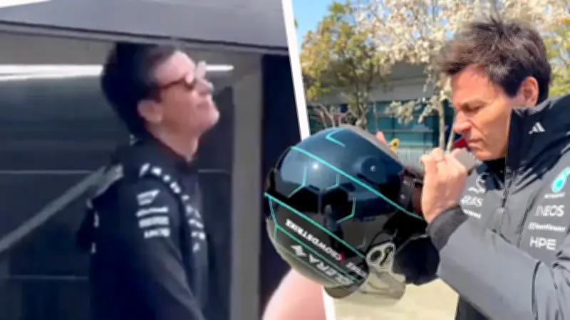 Mercedes-Boss Toto Wolff trägt nun Helm nach spektakulärer Formel-1-Szene