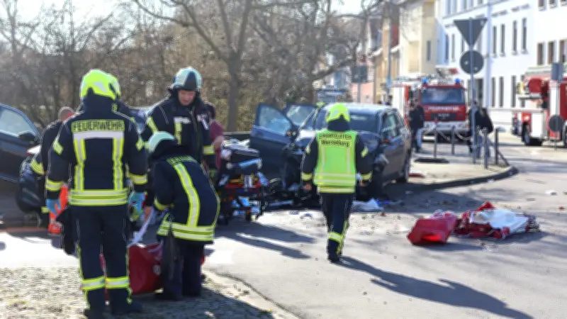 Merseburgs OB und Feuerwehr verurteilen Gaffer nach tödlichem Unfall