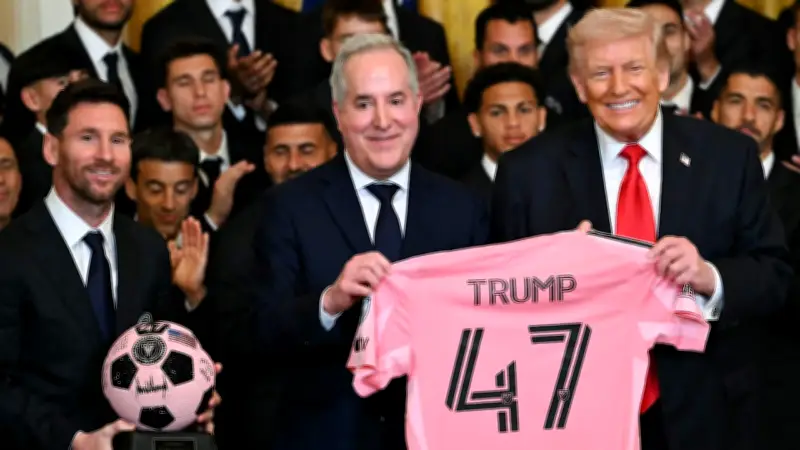 Messi statt Biden: Lionel Messi besucht Donald Trump im Weißen Haus