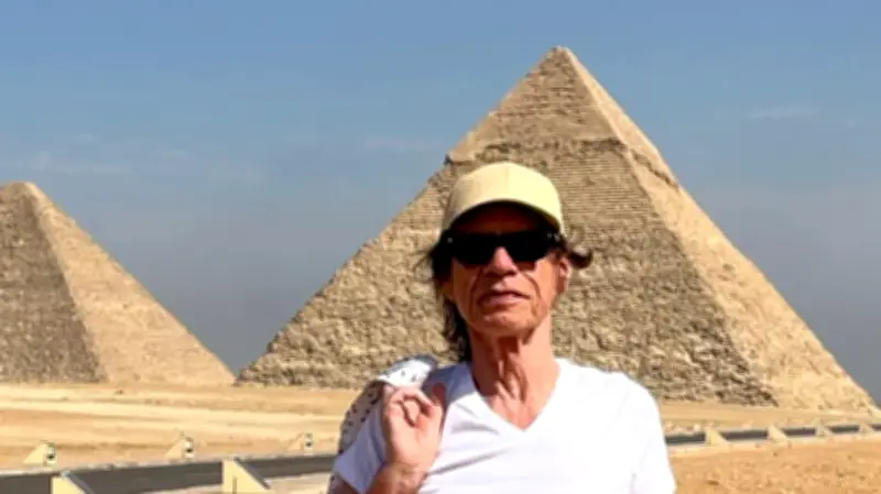 Mick Jagger besucht Pyramiden von Gizeh: Rocklegende trifft auf antikes Weltwunder