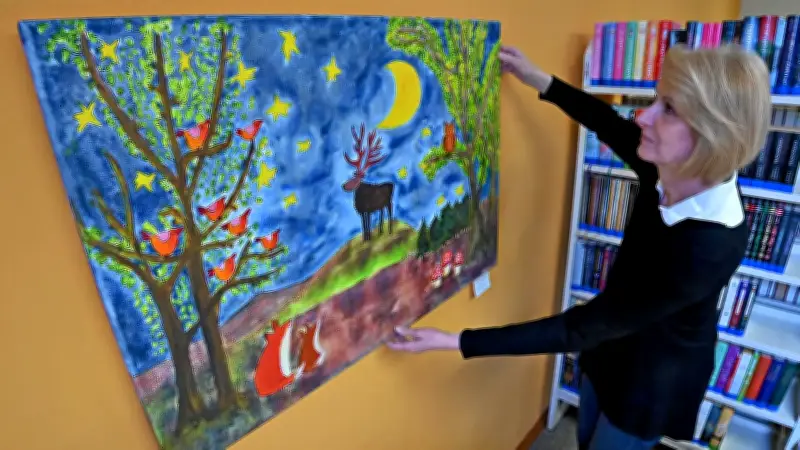 Märchenhafte Kunst dauerhaft in Ascherslebener Kinderbibliothek zu sehen