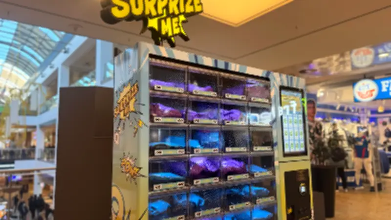 Mystery-Box-Automat in Schwerin: Überraschungen aus dem Automaten erobern das Einkaufszentrum