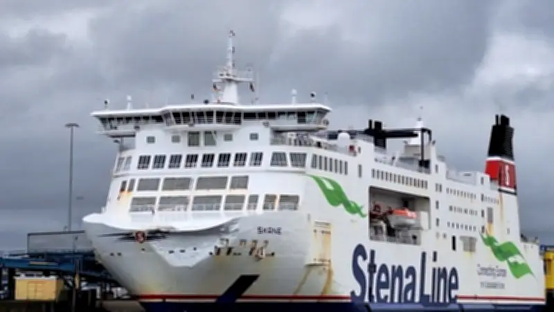 Nach Hafen-Kollision: Stena-Fähre 'Skåne' trotz Bugbeule wieder im Dienst