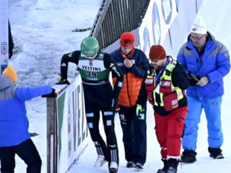 Nordische Kombination: Team-Weltmeister Wendelin Thannheimer stürzt schwer in Lahti